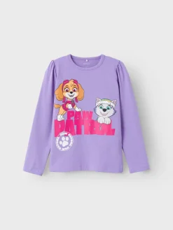 Name It Pitkähihaiset Paidat|Kaikki Paidat>trikoopaita, NMFJUMINA PAWPATROL LS TOP Liila
