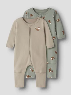 Name It Vauvanvaatteet>yöasu NBMNIGHTSUIT 2P ZIP FF FOX,