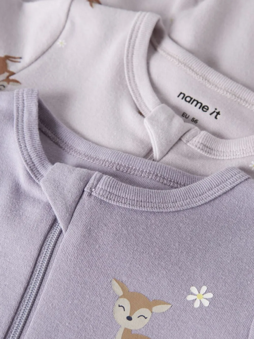 Name It Vauvanvaatteet>yöasu NBMNIGHTSUIT 2P ZIP FF DEER,