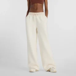 New Balance Collegehousut|Kaikki Housut Ja Farkut>naisten fleecehousut, High Pile Fleece Pant Luonnonvalkoinen