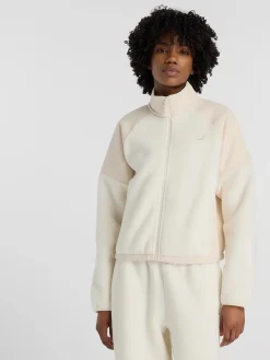 New Balance Fleecet|Kaikki Paidat>naisten fleecetakki, High Pile Fleece Jacket Luonnonvalkoinen