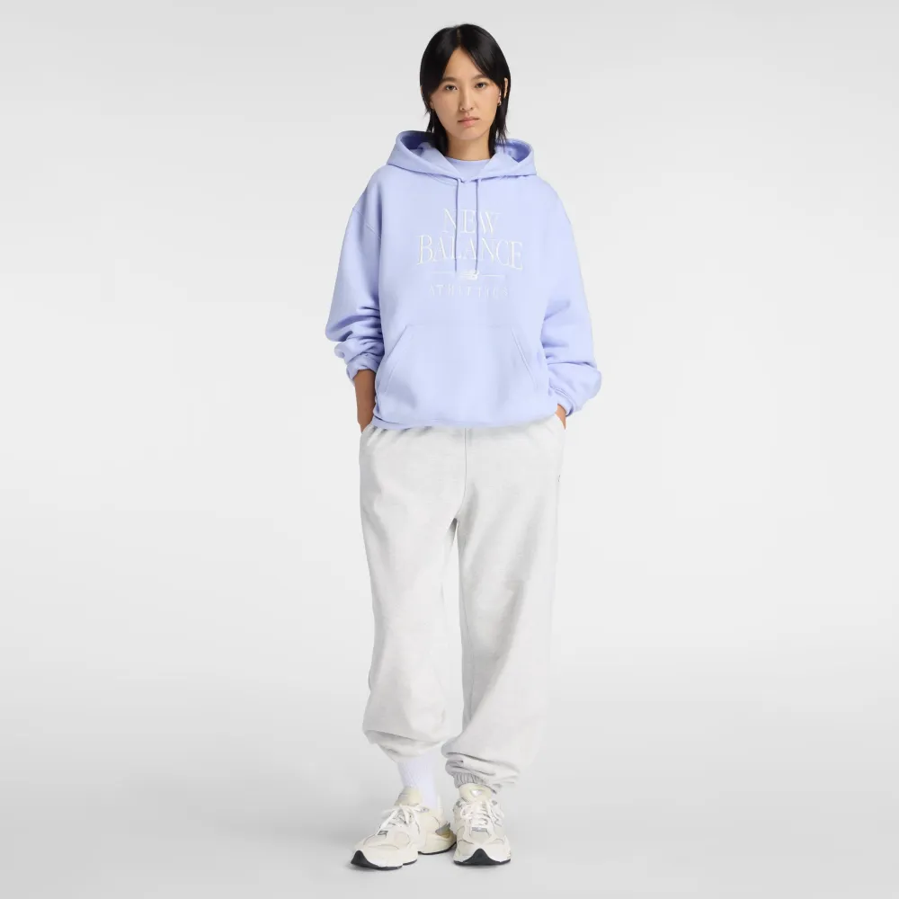 New Balance Hupparit|Kaikki Paidat>naisten huppari Linear Heritage Fleece Hoodie, lila