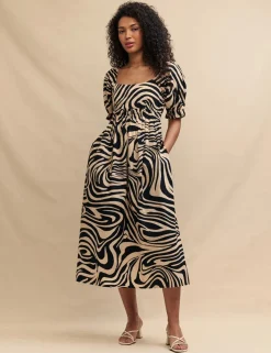 Nobody´s Child Mekot|Kaikki Mekot Ja Hameet>naisten mekko, GINGER MIDI DRESS PLAIN