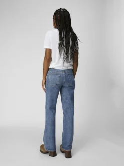 Object Farkut|Kaikki Housut Ja Farkut>Naisten Farkut, OBJMARINA MW DENIM JEANS NOOS Indigo