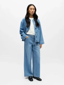 Object Farkut|Kaikki Housut Ja Farkut>naisten farkut OBJROSIE MW WIDE Jeans,