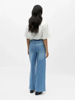 Object Farkut|Kaikki Housut Ja Farkut>naisten farkut OBJROSIE MW WIDE Jeans,