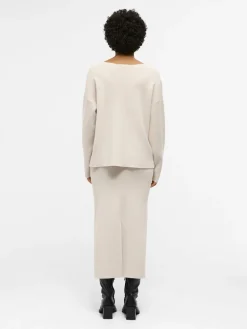 Object Hameet|Kaikki Mekot Ja Hameet>naisten hame, OBJREYNARD HW KNIT SKIRT