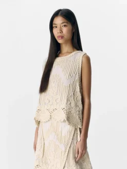 Object Topit|Kaikki Paidat>naisten hihaton, OBJPRIMA RE S/L KNIT TOP CC2 SS