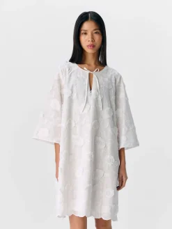 Object Mekot|Kaikki Mekot Ja Hameet>naisten mekko, K-OBJMINAN RE 3/4 O-NECK SHORT DRESS