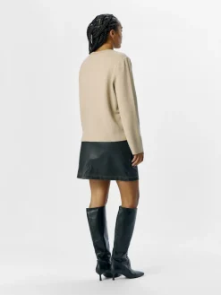 Object Neulepuserot|Kaikki Neuleet>naisten neule, OBJREYNARD SQUARE SLEEVE O-NECK