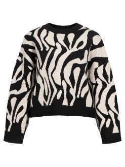 Object Neulepuserot|Kaikki Neuleet>naisten neule, OBJENA L/S LO KNIT PULLOVER