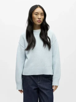 Object Kaikki Paidat|Neulepuserot>naisten neulepusero Objsima L/S Lo Knit Pullover Noos,