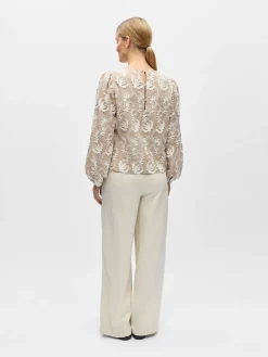 Object Puserot|Kaikki Paidat>naisten pusero OBJMYA RE L/S Top,