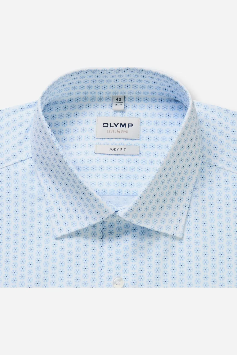 Olymp Kauluspaidat|Kaikki Paidat>kauluspaita +Hiha Level 5 Body Fit Microprint,