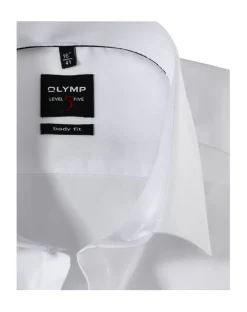 Olymp Kauluspaidat|Kaikki Paidat>Level Five Kauluspaita, Body Fit Tuplamansetti + hiha