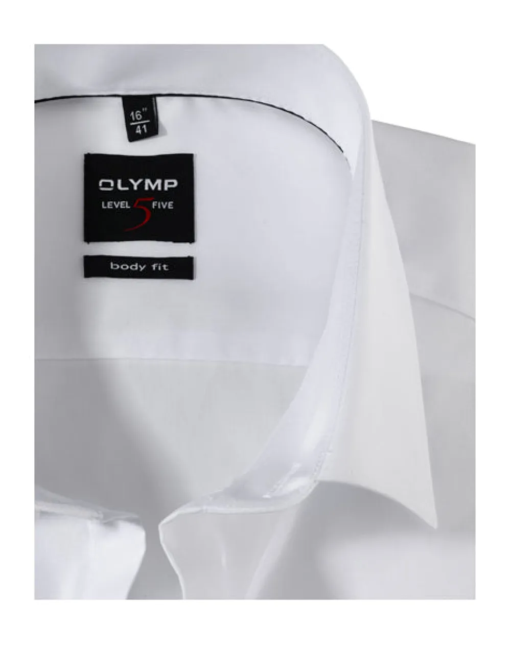 Olymp Kauluspaidat|Kaikki Paidat>Level Five Kauluspaita, Body Fit Tuplamansetti + hiha