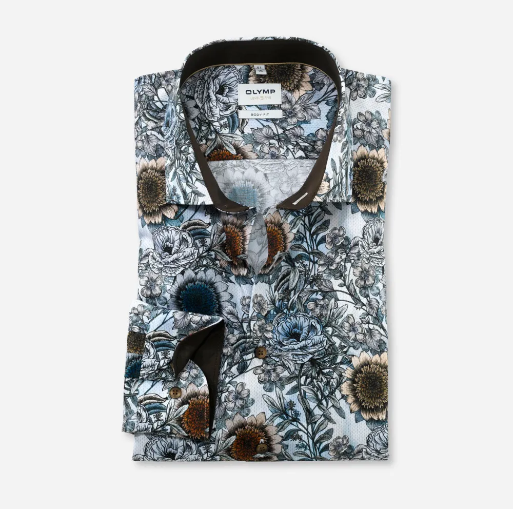 Olymp Kauluspaidat|Kaikki Paidat>Level Five Kauluspaita, Body fit