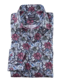 Olymp Kauluspaidat|Kaikki Paidat>luxor kauluspaita, Modern fit Punainen Kuosi