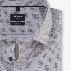 Olymp Kauluspaidat|Kaikki Paidat>luxor kauluspaita, Modern fit Ruskea Kuosi