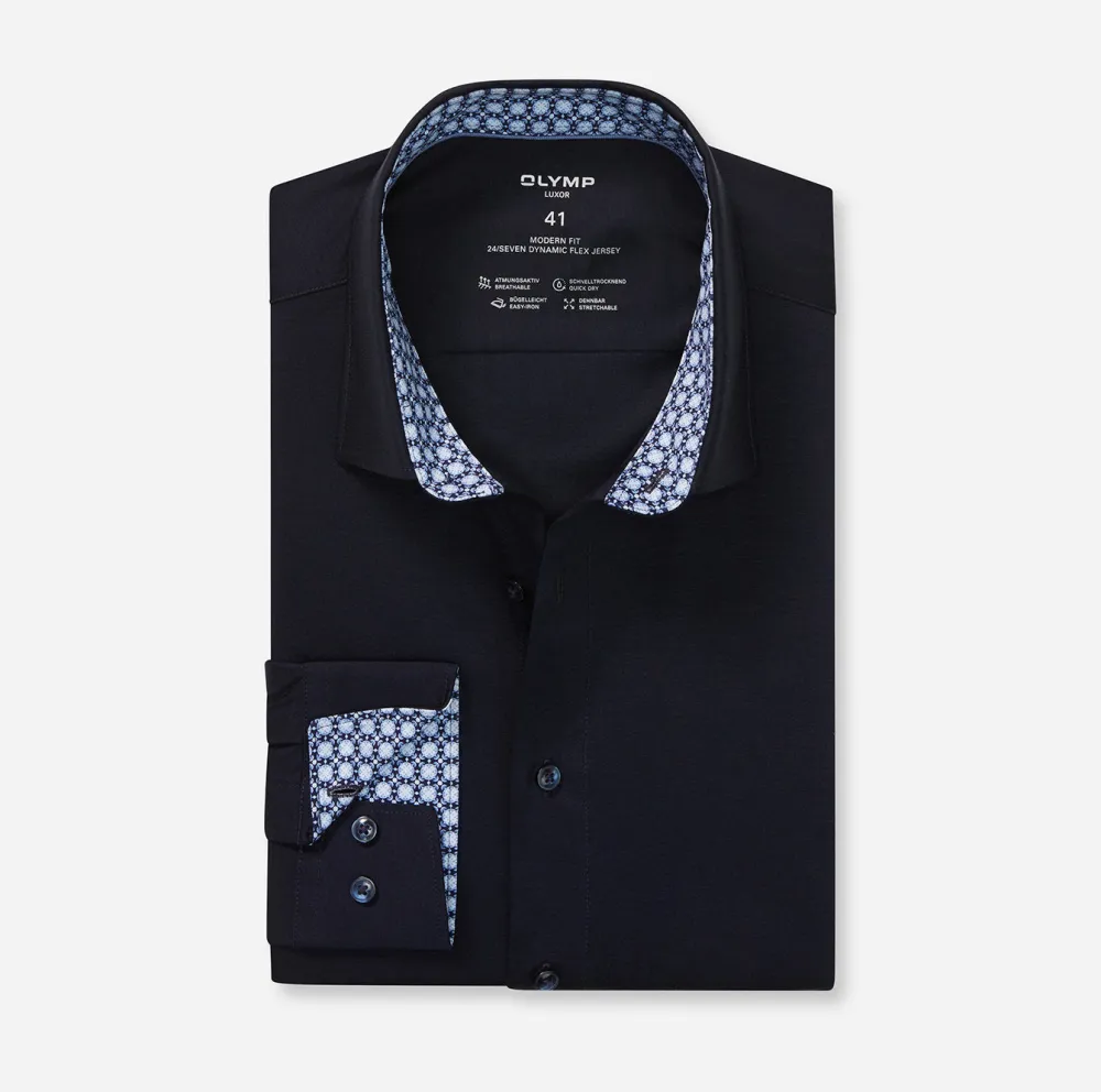 Olymp Kauluspaidat|Kaikki Paidat>miesten kauluspaita, 095 24/7 - LUXOR MODERN FIT JERSEY