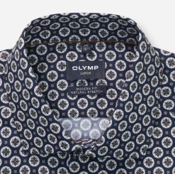 Olymp Kauluspaidat|Kaikki Paidat>miesten kauluspaita, 042 LUXOR MODERN FIT MICRO PRINT