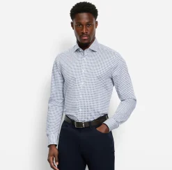 Olymp Kauluspaidat|Kaikki Paidat>miesten kauluspaita, 051 LEVEL 5 BODY FIT STRETCH MICROPRINT