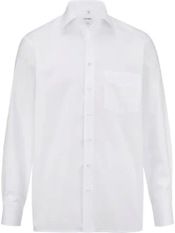 Olymp Kauluspaidat|Kaikki Paidat>Miesten Kauluspaita, White Comfort Fit