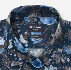 Olymp Kauluspaidat|Kaikki Paidat>miesten kauluspaita, 042 LUXOR MODERN FIT FLORAL PRINT