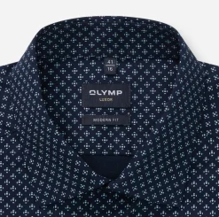 Olymp Kauluspaidat|Kaikki Paidat>miesten kauluspaita, 042 LUXOR MODERN FIT MICROPRINT
