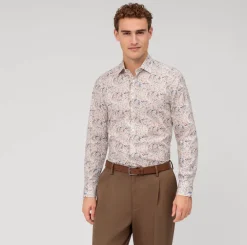 Olymp Kauluspaidat|Kaikki Paidat>Miesten Kauluspaita, 2000-54-22 SEASONAL Punainen Kuosi