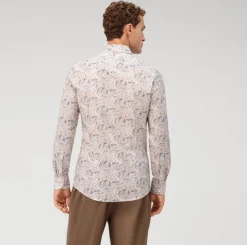 Olymp Kauluspaidat|Kaikki Paidat>Miesten Kauluspaita, 2000-54-22 SEASONAL Punainen Kuosi