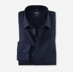 Olymp Kauluspaidat|Kaikki Paidat>miesten kauluspaita, LUXOR MODERN FIT COBALT