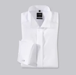 Olymp Kauluspaidat|Kaikki Paidat>Miesten Smokkipaita, 0395-65-00 MODERN FIT WHITE WING