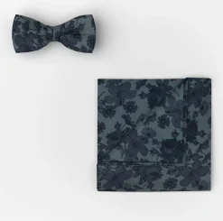 Olymp Solmiot, Rusetit Ja Taskuliinat|Kaikki Asusteet>rusetti, POCKET SQUARE AND BOWTIE SET JAQCUARD