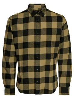 Only and Sons Kauluspaidat|Kaikki Paidat>Only & Sons Ruudullinen Kauluspaita