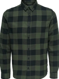 Only and Sons Kauluspaidat|Kaikki Paidat>Only & Sons Ruudullinen Kauluspaita