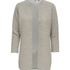 Only Neuletakit|Kaikki Neuleet>Trikooneuletakki, Leco 7/8 Vaaleanharmaa