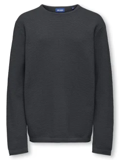 Only and Sons Junior Neuletakit|Neulepuserot>lasten neule, OSJPANTER REG CREW KNIT NOOS
