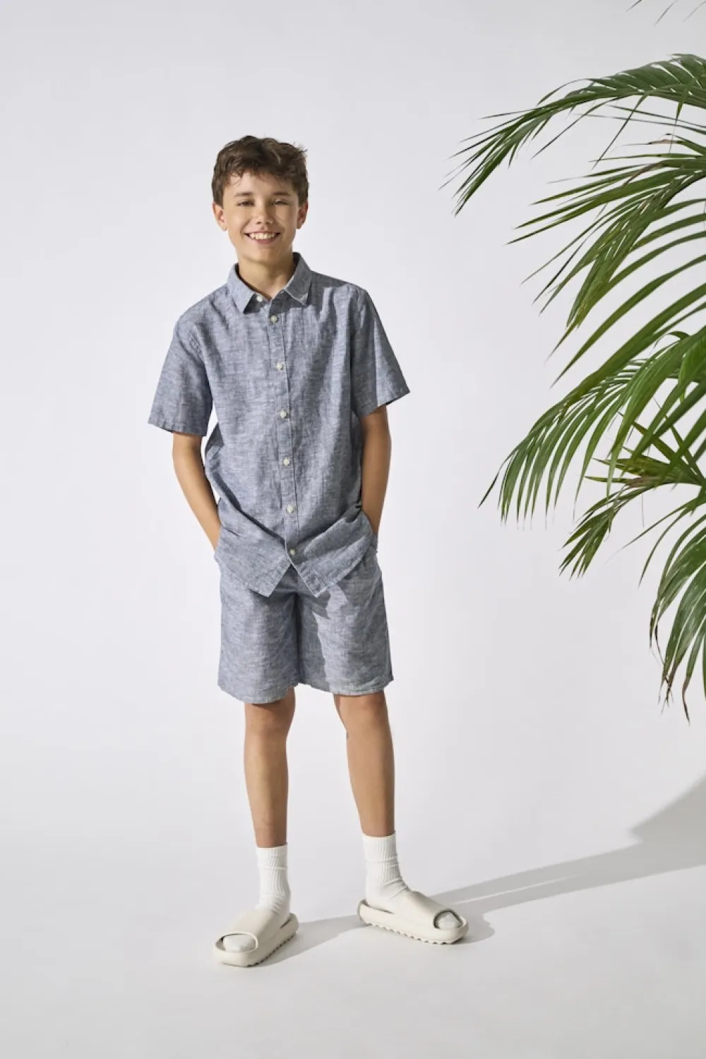 Only and Sons Junior Shortsit Ja Caprit|Kaikki Housut Ja Farkut>shortsit, OSJCAIDEN LIFE LOOSE LINEN SHORTS