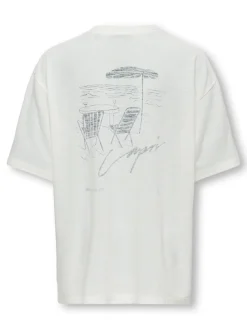 Only and Sons Junior T-Paidat|Kaikki Paidat>t-paita, OSJMILON SS OVERSIZE O-NECK T-SHIRT