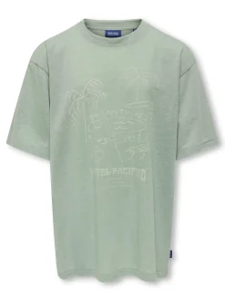 Only and Sons Junior T-Paidat|Kaikki Paidat>t-paita, OSJMILON SS OVERSIZE O-NECK T-SHIRT