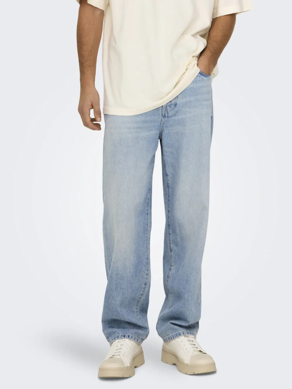 Only and Sons Farkut|Kaikki Housut Ja Farkut>miesten farkut, FADE LOOSE Indigo