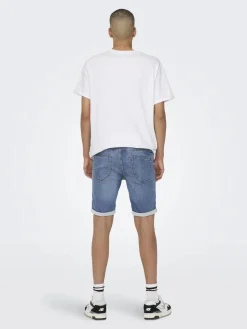 Only and Sons Shortsit|Kaikki Housut Ja Farkut>miesten farkkushortsit Indigo