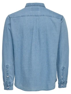 Only and Sons Kauluspaidat|Kaikki Paidat>miesten farkkupaita ONSOrson Regular YFM DNM Shirt,