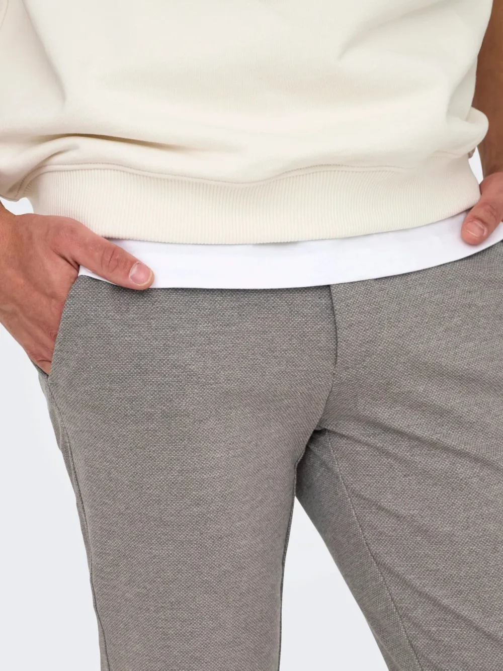 Only and Sons Kaikki Housut Ja Farkut>miesten housut ONSMARK SLIM TAP DITSY 2912 PANT NOOS,