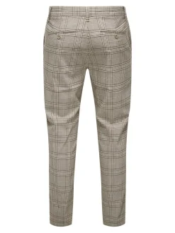 Only and Sons Chinot Ja Kangashousut|Kaikki Housut Ja Farkut>miesten housut, ONSMARK SLIM CHECK 020935PANT
