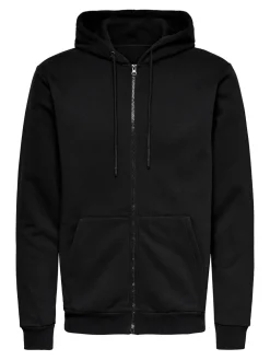 Only and Sons Hupparit|Kaikki Paidat>, Miesten Huppari, Ceres Life Zip Nos, musta