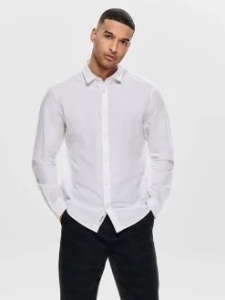 Only and Sons Kauluspaidat|Kaikki Paidat>Miesten Kauluspaita CAIDEN PELLAVA