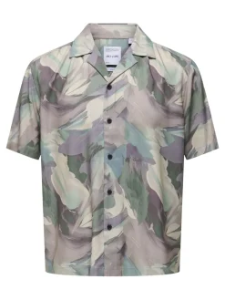 Only and Sons Kauluspaidat|Kaikki Paidat>miesten kauluspaita, DASH LIFE REG DIG AOP