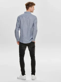 Only and Sons Kauluspaidat|Kaikki Paidat>Miesten Kauluspaita CAIDEN PELLAVA